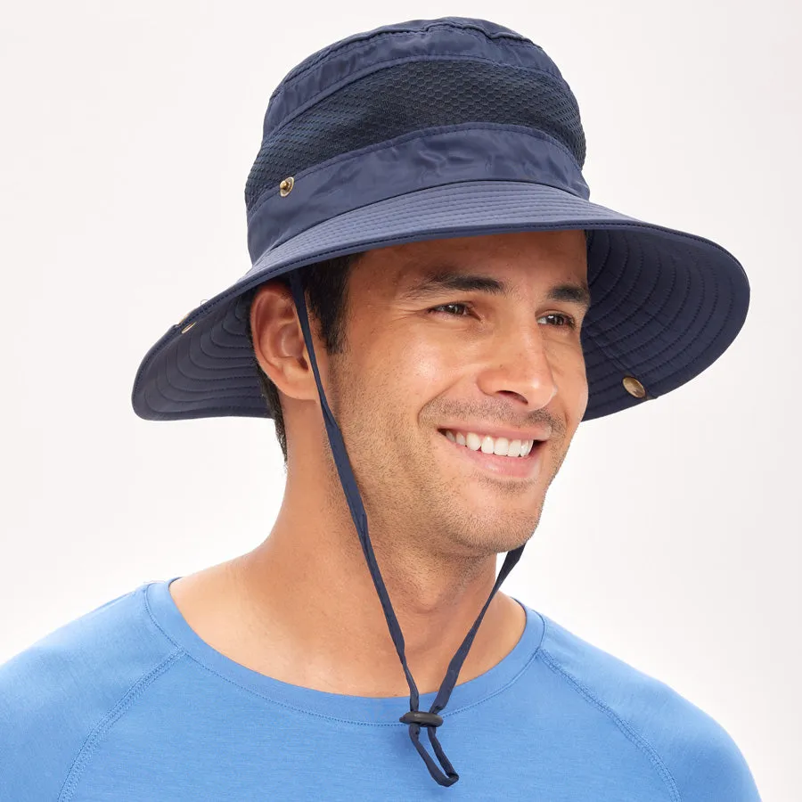 Mens UV Protection Foldable Sun Hat