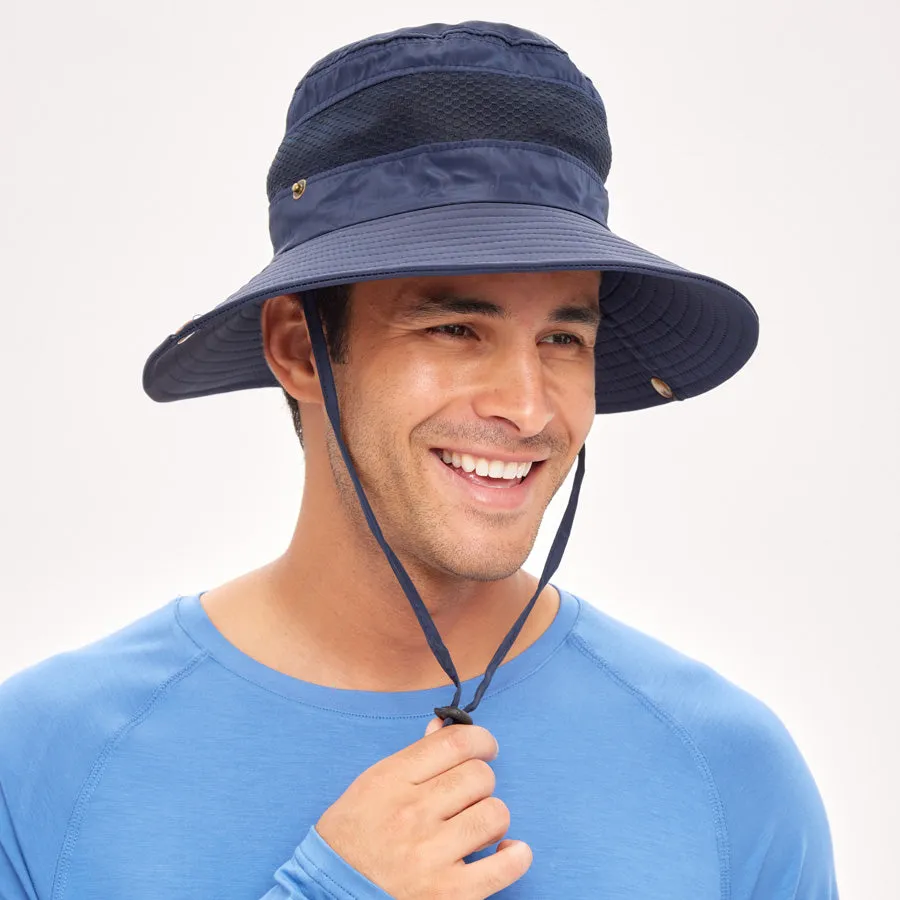 Mens UV Protection Foldable Sun Hat