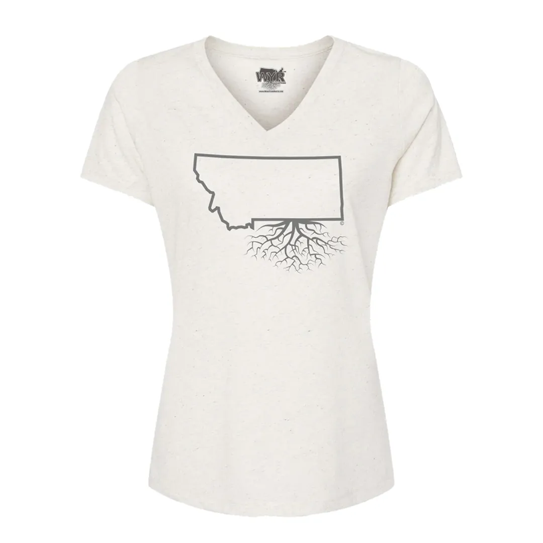 MT Roots Women's V-Neck Tee