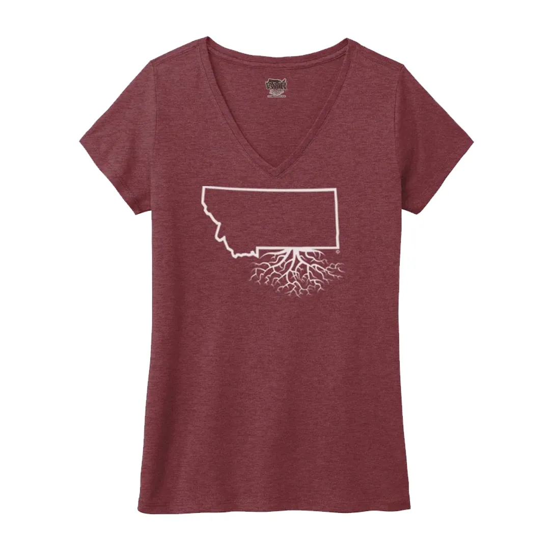 MT Roots Women's V-Neck Tee