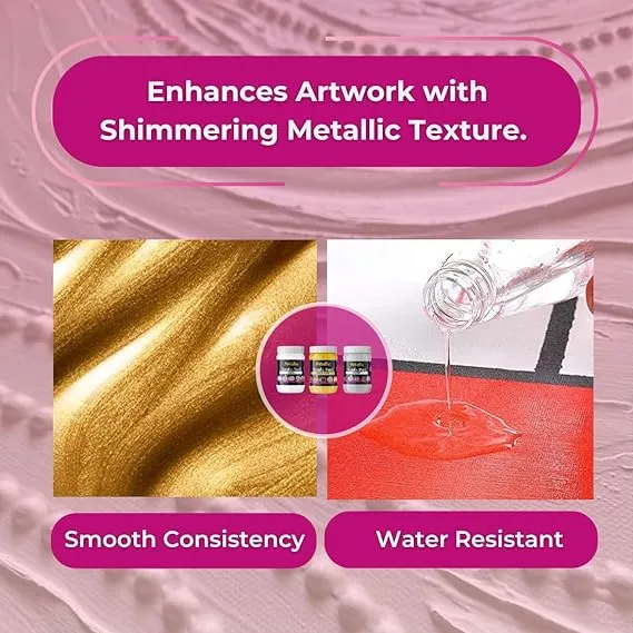 Oytra Metallic Acrylic Color Paint Metal Colours
