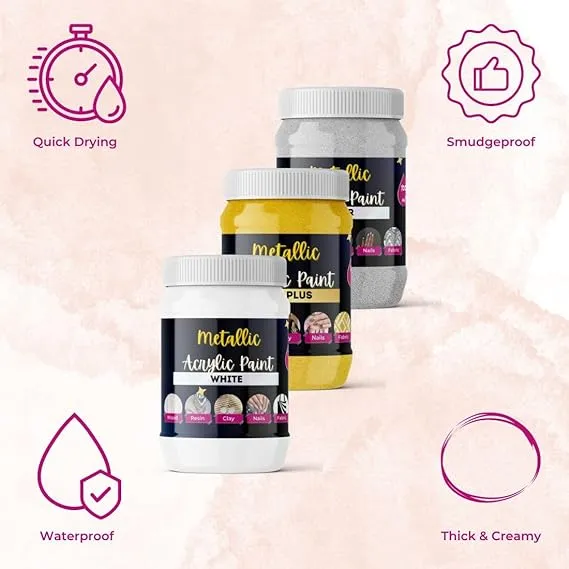 Oytra Metallic Acrylic Color Paint Metal Colours