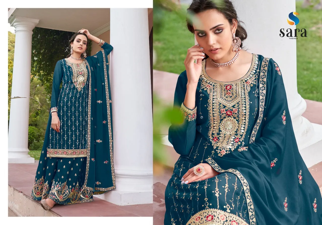 Party Wear Chudidar Suite Sara Pasoori