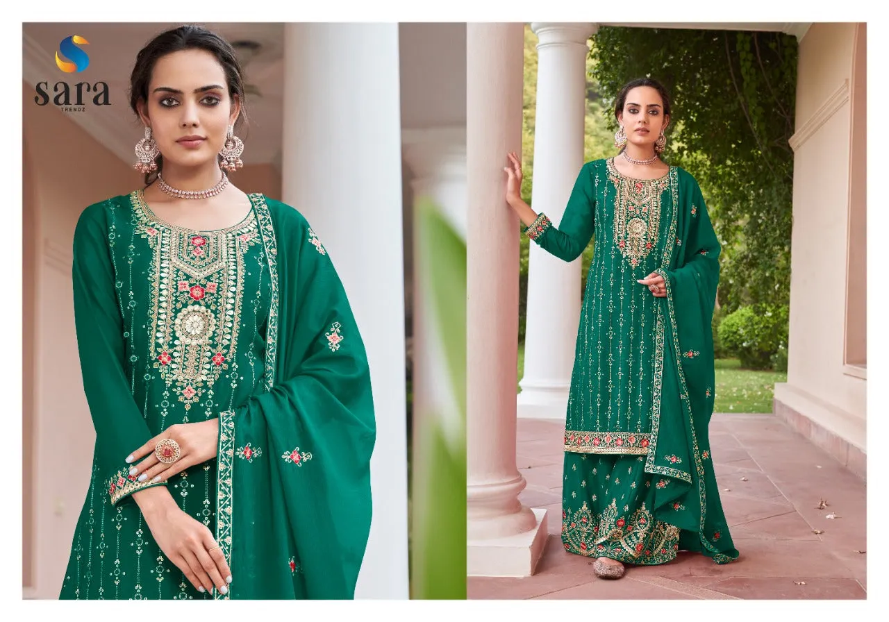 Party Wear Chudidar Suite Sara Pasoori