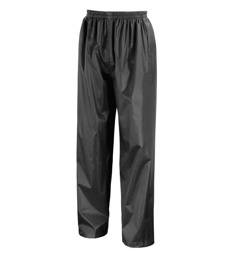 Result Core Kids Waterproof Rain Suit | Black