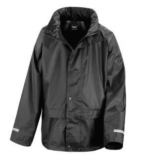 Result Core Kids Waterproof Rain Suit | Black