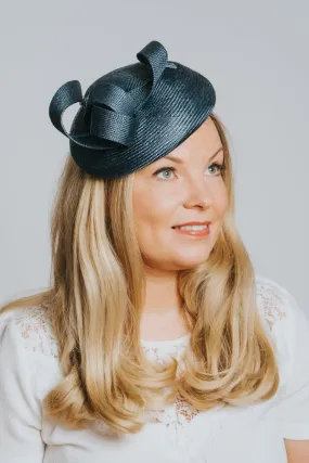 Teal Green Woven Fascinator