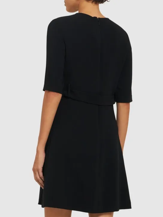 Versace   Stretch cady short sleeve dress 