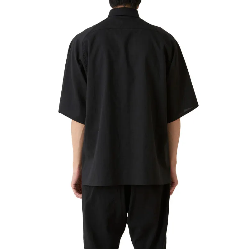 White Mountaineering Woven Solotex Wide Sleeve Shirt Black