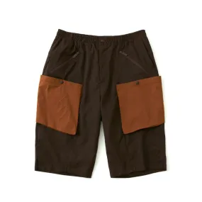 White Mountaineering Woven Stretch Cargo Short Pants Brown