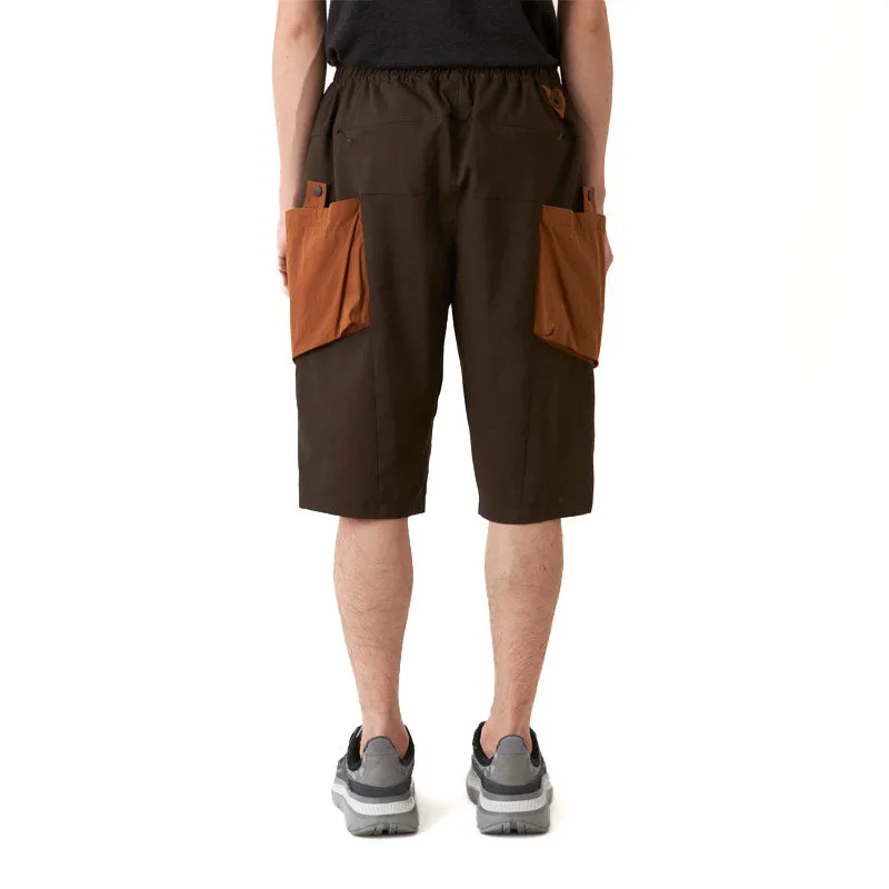 White Mountaineering Woven Stretch Cargo Short Pants Brown